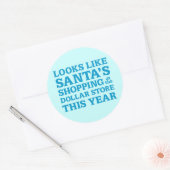 Dollarspeicher Runder Aufkleber (Umschlag)