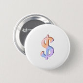 Dollarzeichen 1 button (Vorne & Hinten)