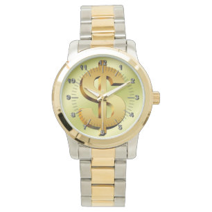 Dollarzeichen Armbanduhr