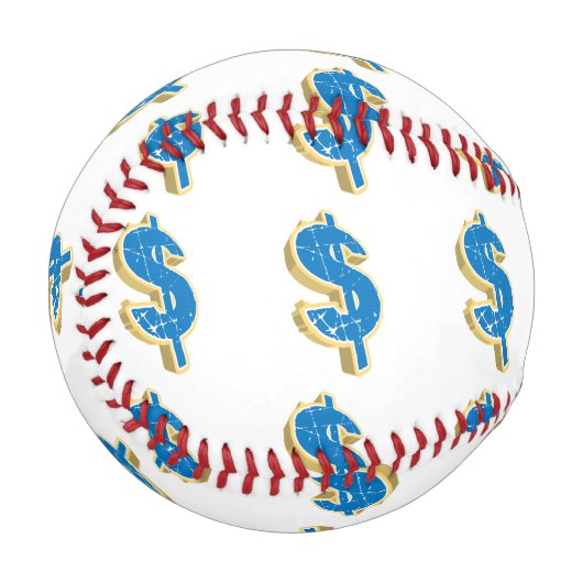 Dollarzeichen Baseball (Vorderseite Links)
