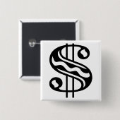 Dollarzeichen Button (Vorne & Hinten)