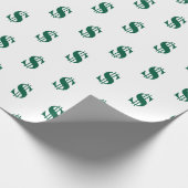 Dollarzeichen Geschenkpapier (Ecke)