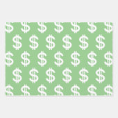 Dollarzeichen Geschenkpapier Set (Vorderseite 3)