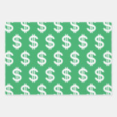 Dollarzeichen Geschenkpapier Set (Vorderseite 2)