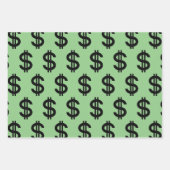 Dollarzeichen Geschenkpapier Set (Vorderseite 3)