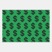 Dollarzeichen Geschenkpapier Set (Vorderseite 2)
