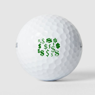 Dollarzeichen Golfball