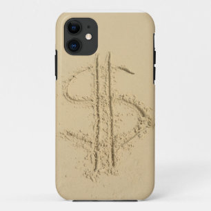 Dollarzeichen in Sand Case-Mate iPhone Hülle