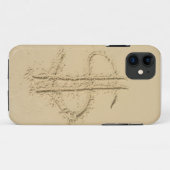 Dollarzeichen in Sand Case-Mate iPhone Hülle (Rückseite (Horizontal))