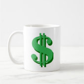 $ Dollarzeichen Kaffeetasse (Links)