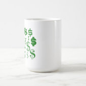 Dollarzeichen Kaffeetasse (Mittel)