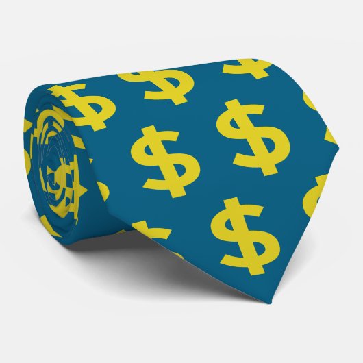 Dollarzeichen Krawatte (Gerollt)