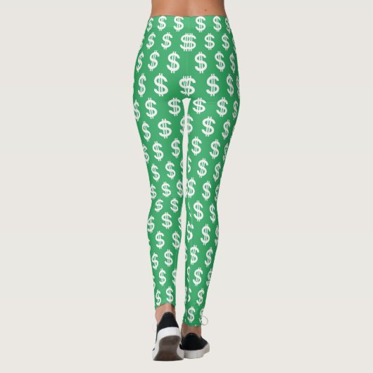 Dollarzeichen Leggings (Rückseite)