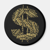 Dollarzeichen Magnet (Vorne)