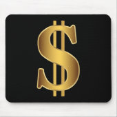 Dollarzeichen Mousepad (Vorne)