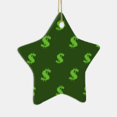 Dollarzeichen-Muster Keramikornament (Rechts)