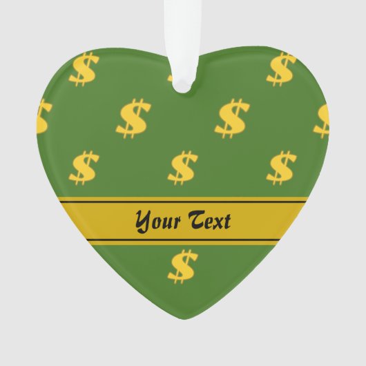 Dollarzeichen - Ornament (Vorderseite)