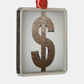 Dollarzeichen Ornament Aus Metall (Rechts)