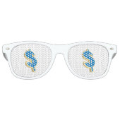 Dollarzeichen Partybrille (Vorderseite)