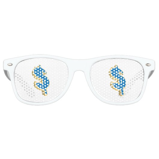 Dollarzeichen Partybrille (Vorderseite)