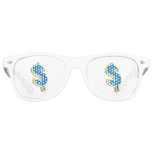 Dollarzeichen Partybrille (Vorderseite)