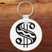 Dollarzeichen Schlüsselanhänger (Vorderseite)