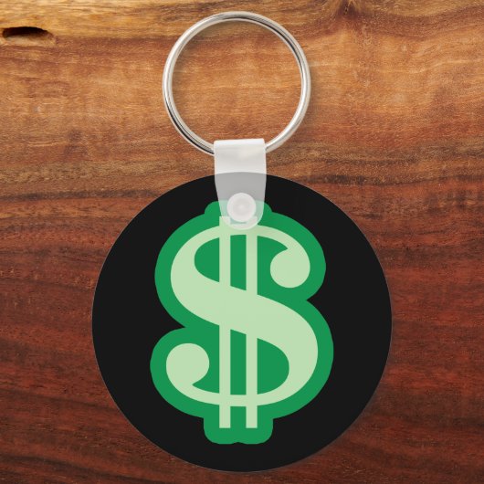 Dollarzeichen Schlüsselanhänger (Vorderseite)