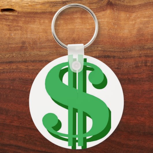 Dollarzeichen Schlüsselanhänger (Vorderseite)
