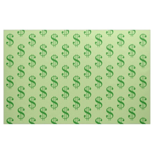 Dollarzeichen Stoff (Fat Quarter (45,7 x 55,9 cm))