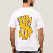 Dollarzeichen T-Shirt (Rückseite)