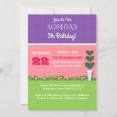 Dollhouse Birthday Einladung (Vorderseite)