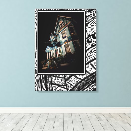 Dollhouse Leinwanddruck (Insitu (Holzboden))