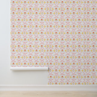 Dollhouse Print Wallpaper Tapete