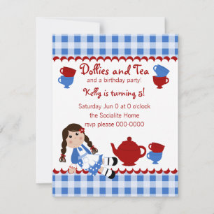 Dollies Tea Party Einladung