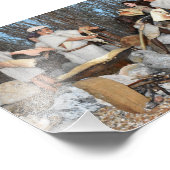 Dolls in prähistorischen Zeiten. Fotodruck (Ecke)