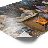 Dolls in prähistorischen Zeiten. Fotodruck (Ecke)