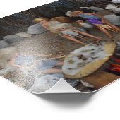 Dolls in prähistorischen Zeiten. Fotodruck (Ecke)