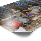 Dolls in prähistorischen Zeiten. Fotodruck (Ecke)