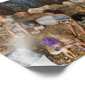 Dolls in prähistorischen Zeiten. Fotodruck (Ecke)