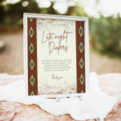 DOLLY Aztec Rustic Western Spate Night Diapers sig Poster