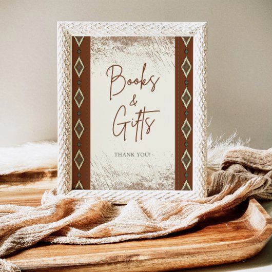 DOLLY Aztec Rustikale Western - Unterschrift Poster