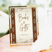 DOLLY Aztec Rustikale Western - Unterschrift Sockelschild