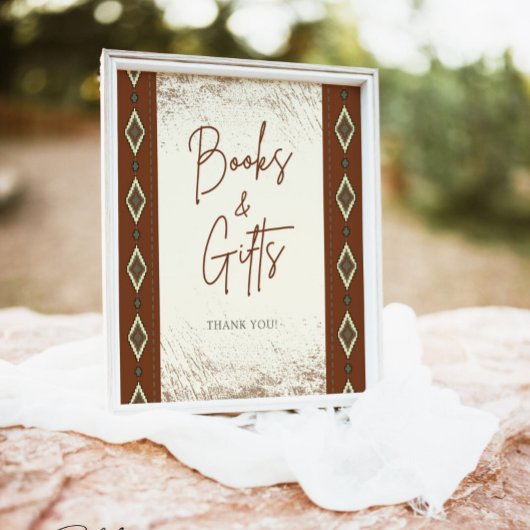 DOLLY Aztec Rustikale Western - Unterschrift Sockelschild