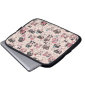 Dolly Chic Laptop Bag von Fluff Laptopschutzhülle (Vorne Knopf)