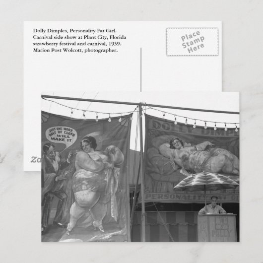 Dolly Dimples, 1939 Postkarte (Vorne/Hinten)
