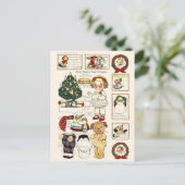 Dolly Dingle Doggie Paper Dolls Weihnachten (Stehend Vorderseite)