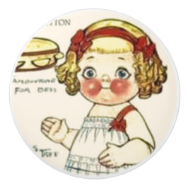 Dolly Dingle Paper Doll Art Weihnachten 🤶 Keramikknauf