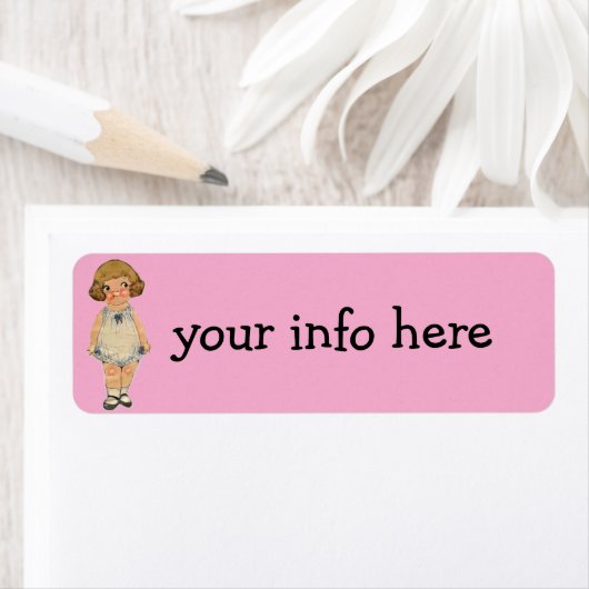 DOLLY DINGLE RETURN ADDRESS LABELS (Insitu)