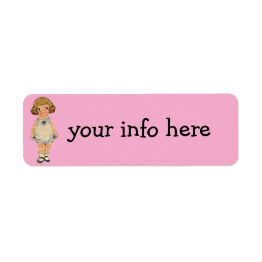 DOLLY DINGLE RETURN ADDRESS LABELS (Vorne)