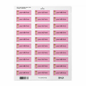 DOLLY DINGLE RETURN ADDRESS LABELS (Vorne)